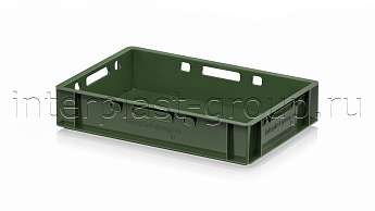 Ящик для мяса и колбасных изделий Е-1 зеленый в Гомеле Ящик для мяса и колбасных изделий Е-1 зеленый в Гомеле