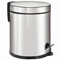 Ведро-контейнер для мусора урна с педалью LAIMA Classic Plus, 5 л, зеркальное в Гомеле