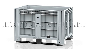 Контейнер iBox сплошной на полозьях с пробкой 2 дюйма серый в Гомеле Контейнер iBox сплошной на полозьях с пробкой 2 дюйма серый в Гомеле