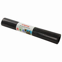 Мешки для мусора 240 л, черные, в рулоне 10 шт., ПВД 50 мкм, 1400х900 мм, LAIMA, 605337 в Гомеле