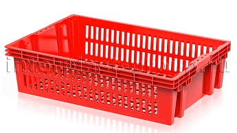 Ящик для овощей, фруктов и хлеба Евролоток красный в Гомеле