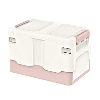 Ящик пластиковый складной белый, дно розовое, 370х240х240 мм в Гомеле Ящик пластиковый складной белый, дно розовое, 370х240х240 мм в Гомеле