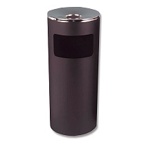 Урна металлическая с пепельницей, Титан, 29 л, черная, оцинкованная сталь в Гомеле