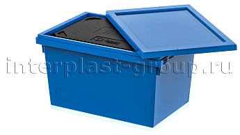 Изотермический контейнер KV 6432 в сборе с крышкой голубой в Гомеле Изотермический контейнер KV 6432 в сборе с крышкой голубой в Гомеле