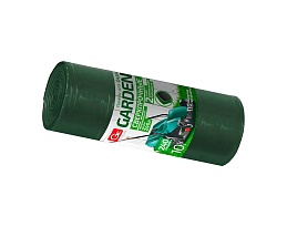 Мешки для мусора 240 л, двухслойные, зеленый, в рулоне 10 шт., ПВД 35 мкм, 1400х1100 мм, GRIFON PROFF GARDEN, 101-520 в Гомеле