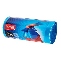 Мешки для мусора 35 л, с ушками, синие, в рулоне 30 шт., ПНД, 10,5 мкм, 640х500 мм, PACLAN Multitop, 600819 в Гомеле Мешки для мусора 35 л, с ушками, синие, в рулоне 30 шт., ПНД, 10,5 мкм, 640х500 мм, PACLAN Multitop, 600819 в Гомеле
