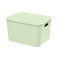 Ящик пластиковый вкладываемый светло-зеленый 410х305х245 мм в Гомеле Ящик пластиковый вкладываемый светло-зеленый 410х305х245 мм в Гомеле