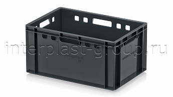 Ящик для мяса и колбасных изделий Е-3 темно-серый в Гомеле