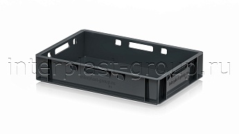 Ящик для мяса и колбасных изделий Е-1 темно-серый в Гомеле Ящик для мяса и колбасных изделий Е-1 темно-серый в Гомеле