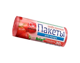 Мешки для мусора 30 л, ароматизированные, Клубника, красные, в рулоне 20 шт., ПНД, 9 мкм, 560х530 мм, GRIFON Aroma, 101-020 K в Гомеле Мешки для мусора 30 л, ароматизированные, Клубника, красные, в рулоне 20 шт., ПНД, 9 мкм, 560х530 мм, GRIFON Aroma, 101-020 K в Гомеле