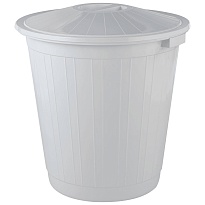 Мусорный бак с крышкой 50 л серый 50 серый в Гомеле Мусорный бак с крышкой 50 л серый 50 серый в Гомеле