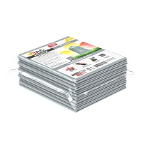 Мешки для мусора 160 л, светло-серые, в пачке 10 шт., ПВД, 40 мкм, 900х1100 мм, i-Bag в Гомеле